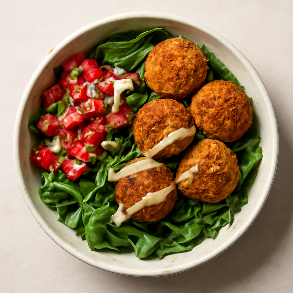Crispy Falafel Bowls